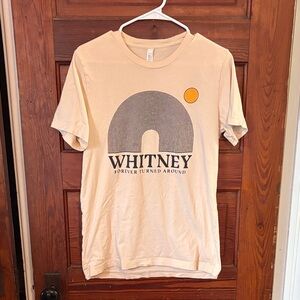 Whitney Band Tee men’s size Medium band rock indie